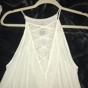 NWOT AEO lace panel tank
